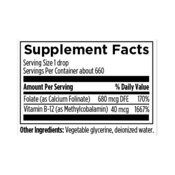 Super Liquid Folate – Easy-to-Absorb Folate & B12