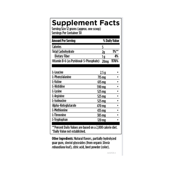 Amino Acid Supreme™ – Essential Amino Acid Powder (Fruit Punch Flavor)