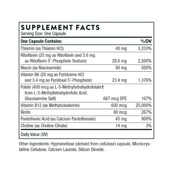 B-Complex #12 – Active Vitamin B Complex with B12 & Folate