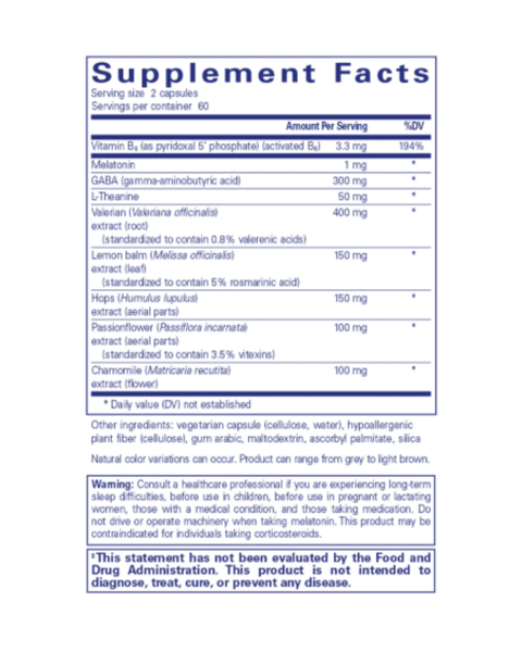 Best-Rest Formula | Natural Sleep Support with Melatonin, Valerian & L-Theanine