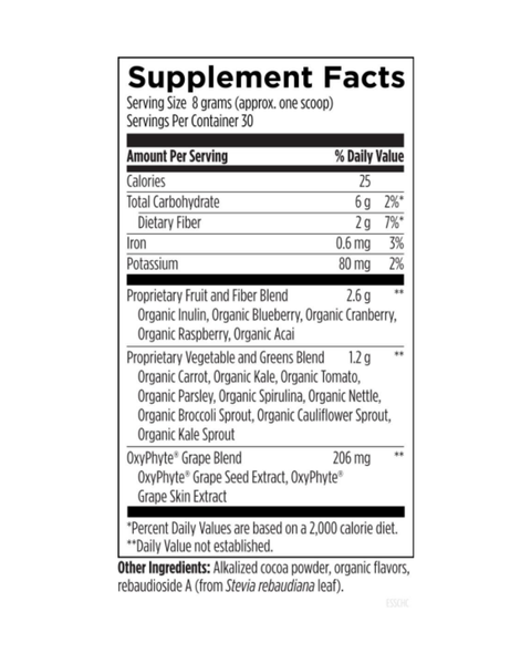 EssentiaGreens™ + Reds — Daily Superfood Powder for Antioxidant & Digestive Support