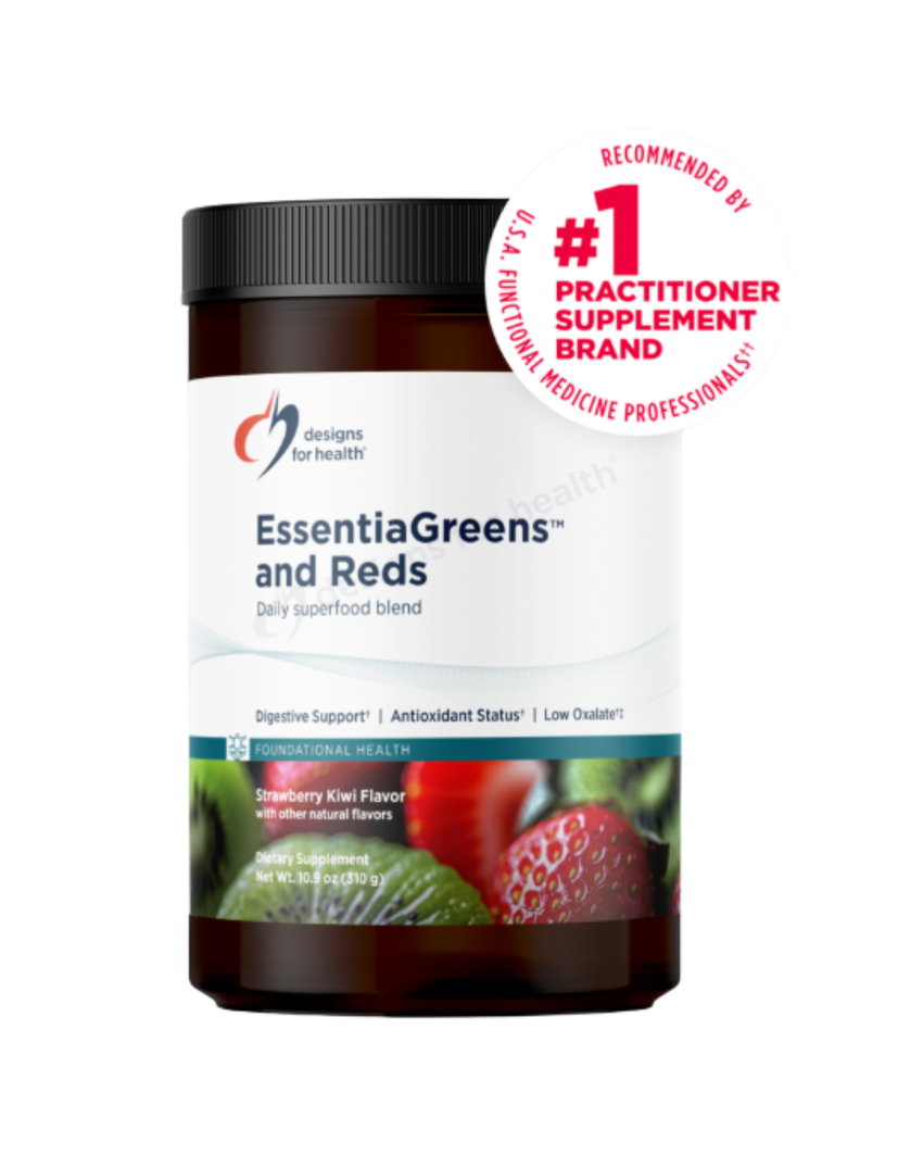 EssentiaGreens™ + Reds — Daily Superfood Powder for Antioxidant & Digestive Support