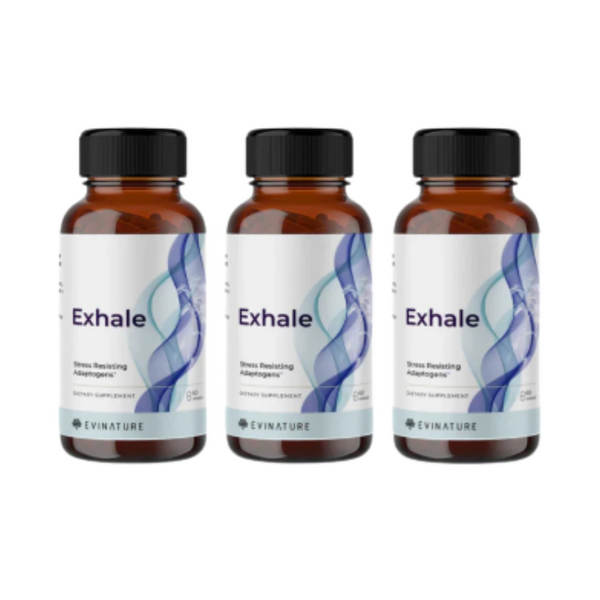 Exhale - Balance cortisol levels & Enhance healthy stress response | 3 Pack