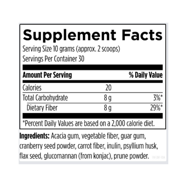 Fiber Prebiotic Complete – Gut & Digestive Health Support