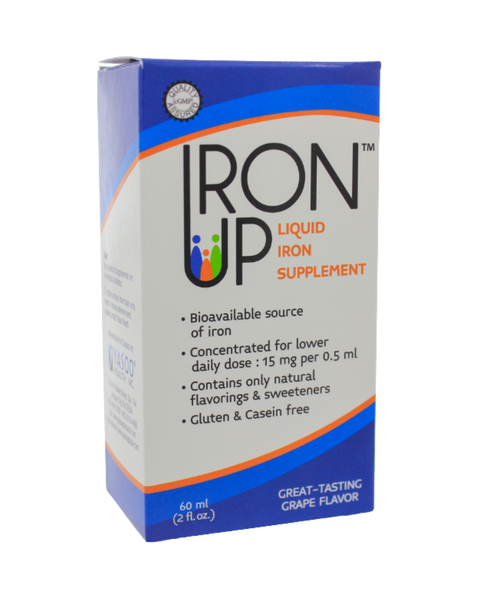 IronUp™ Liquid Iron Supplement — Great-Tasting, Concentrated, and Bioavailable Iron