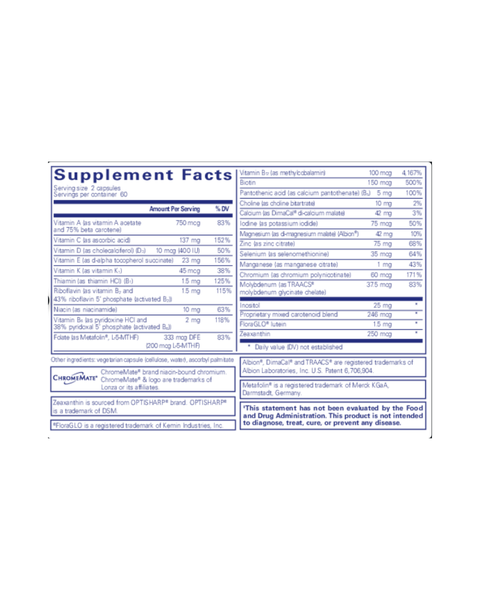 Daily Essentials Multivitamin | Complete Nutrient & Antioxidant Support for Kids and Adults