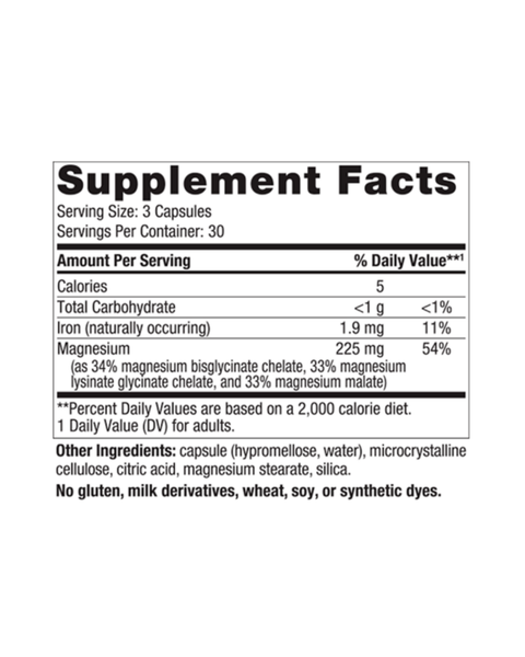 Magnesium Complex+ — Triple Chelated Formula for Muscle, Heart & Brain Support