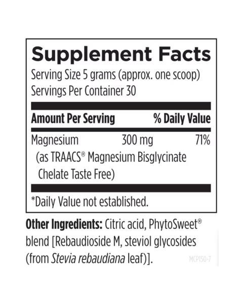 ⚡ Magnesium Glycinate Powder — Gentle, Highly Absorbable Magnesium for Calm & Energy