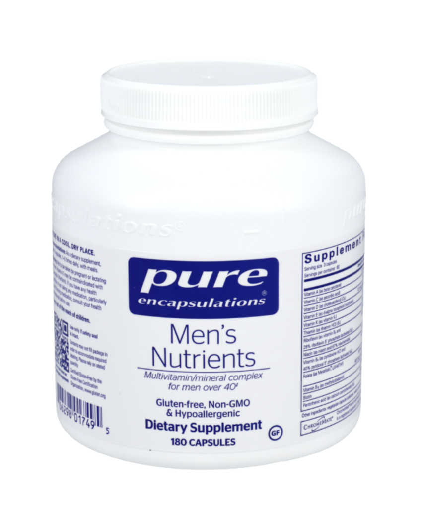 Men’s Nutrients 40+ | Multivitamin for Energy, Endurance & Prostate Support