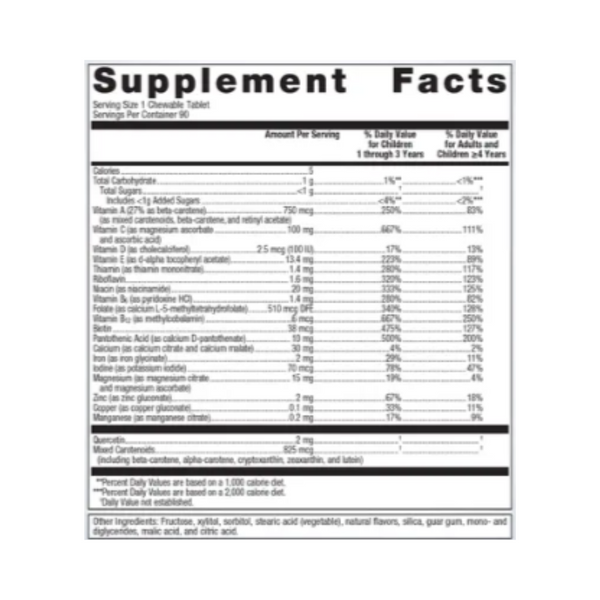 Multigenics® Chewable - Outrageous Orange