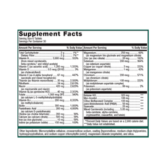 Multigenics® Multivitamin with Iron – Daily Wellness & Metabolism Support