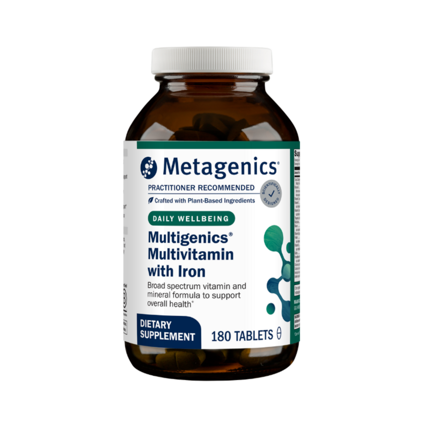 Multigenics® Multivitamin with Iron – Daily Wellness & Metabolism Support