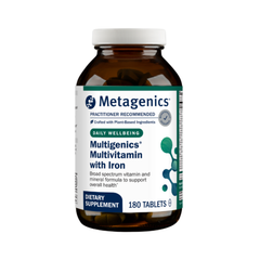 Multigenics® Multivitamin with Iron – Daily Wellness & Metabolism Support