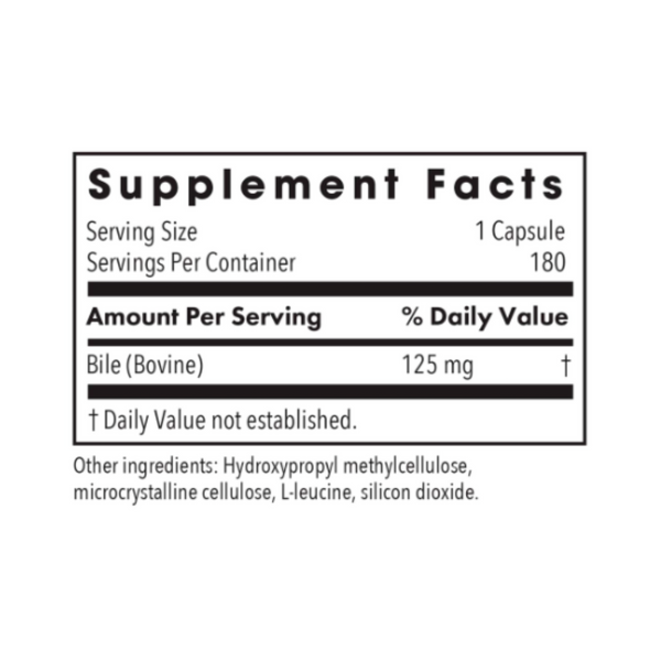 Ox Bile 125 mg Digest