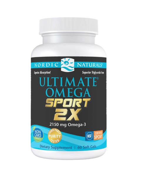 Ultimate Omega 2X Sport — High-Intensity Omega-3 for Performance & Recovery