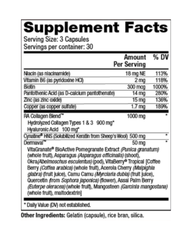 Tres Beauty 3 – Collagen, Keratin & Elastin for Hair, Skin & Nails | Gluten-Free, 90 Capsules