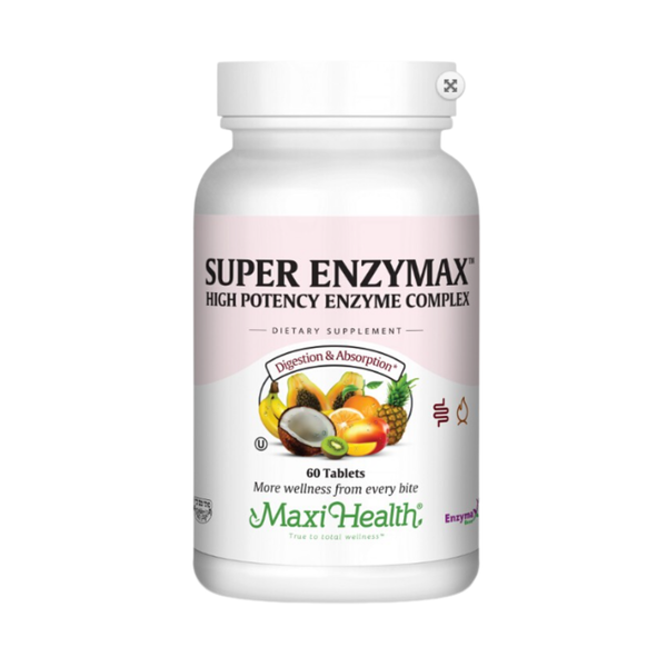 Super Enzymax™ Digestive Enzyme Complex – Bromelain, Papain & Multi-Enzyme Digestive Support
