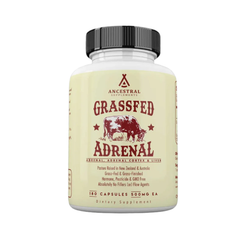 Grass-Fed Beef Adrenal Glandular Supplement – Whole Adrenal & Liver Support for Stress, Energy & Hormone Balance