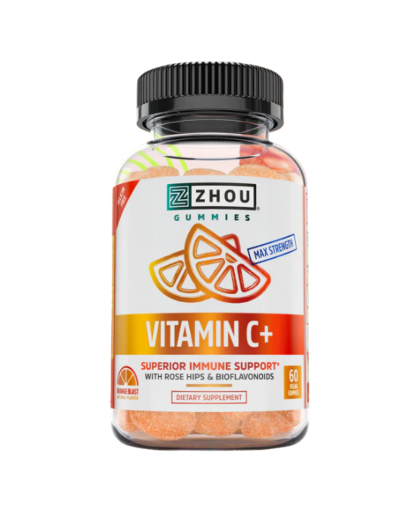 Vitamin C+ Gummies – Immune Support, Collagen Boost & Skin Health, Vegan & Non-GMO