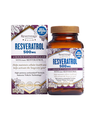 Resveratrol Longevity Supplement – 500mg Triple Blend Antioxidant for Heart & Cellular Support | Vegan Capsules