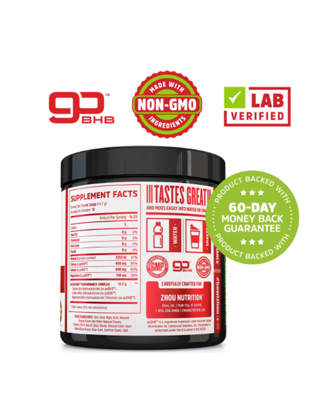 Keto Drive Orange Mango – Patented BHB Ketone Powder for Energy, Focus & Ketosis