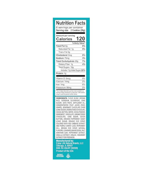 Peppermint Bark Soft Baked Cookies – Gluten-Free, Vegan, Allergen-Friendly Chocolate Cookies | Nut-Free Holiday Treat