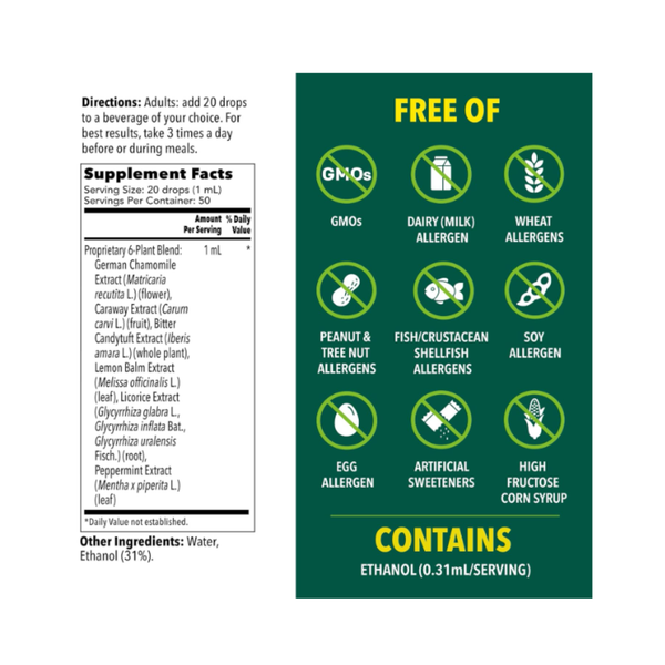 Iberogast Herbal Digestive Drops – 6-Herb Blend for Bloating, Indigestion & Gut Comfort