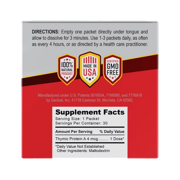 ProBoost Thymic Protein A – 30 Single-Serving Powder Packets | Immune Support & Longevity