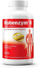 Garden of Life, Wobenzym N, Joint Health, 100 Enteric-Coated Tablets