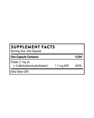 5-MTHF (Active Folate) – Methylation, Mood & Prenatal Support