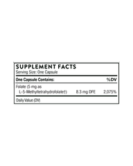 5-MTHF Capsules for Active Folate, Mood, and Methylation Support