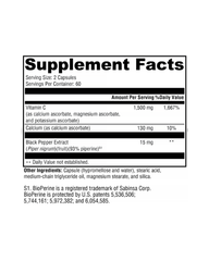 Xcellent C™ Vitamin C with BioPerine®