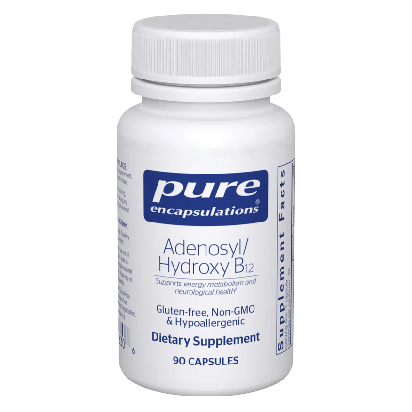 Adenosyl/Hydroxy B12 – Vitamin B12 Supplement for Nerve, Mitochondrial & Energy Support