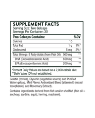 High DHA Omega-3 – Brain, Cognitive, and Nerve Support with EPA