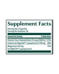 AlgaeCal Plant-Based Calcium Bone Support