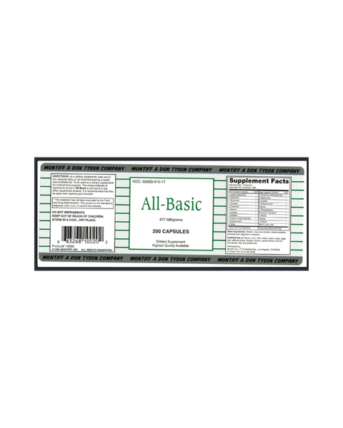 All-Basic 677 mg Amino Acid Complex