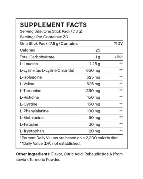Amino Complex – Essential Amino Acids & BCAAs for Lean Muscle Support and Energy