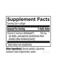 Annatto-ETM 150 Softgels – Delta/Gamma Tocotrienols for Cardiovascular & Cellular Health