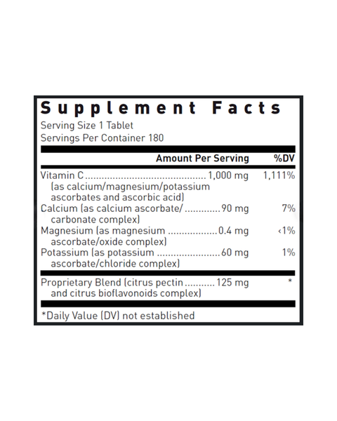 Ascorbplex 1000 Buffered Vitamin C Tablets