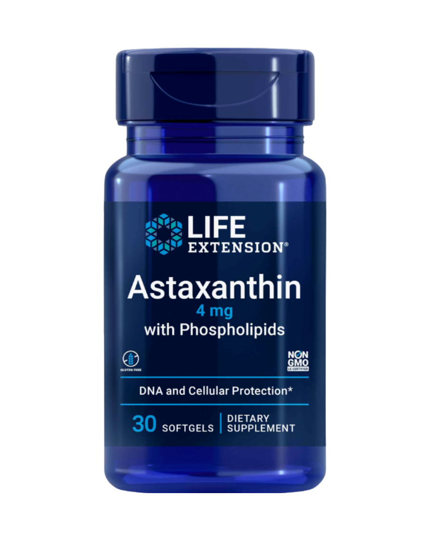 Astaxanthin 4mg Antioxidant Eye & Brain Support