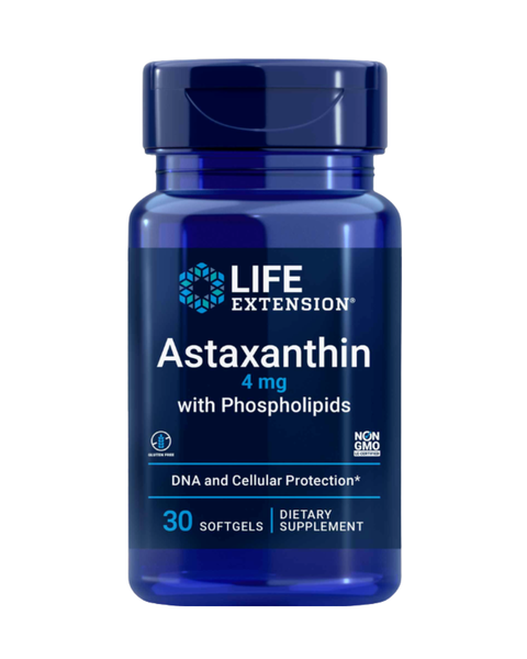 Astaxanthin 4mg Antioxidant Eye & Brain Support