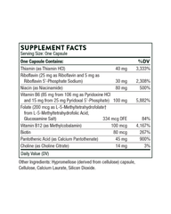 B-Complex #6 – High-Potency Active B Vitamin Complex with Extra B6 – NSF Certified for Sport®