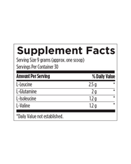 BCAA Powder – Muscle Recovery, Energy & Immune Support with L-Glutamine (Natural Orange Flavor)