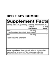 Liposomal BPC KPV Recovery Drops