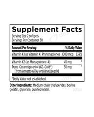 BRF 45™ Advanced Vitamin K2 Supplement – Bone Strength & Circulatory Support