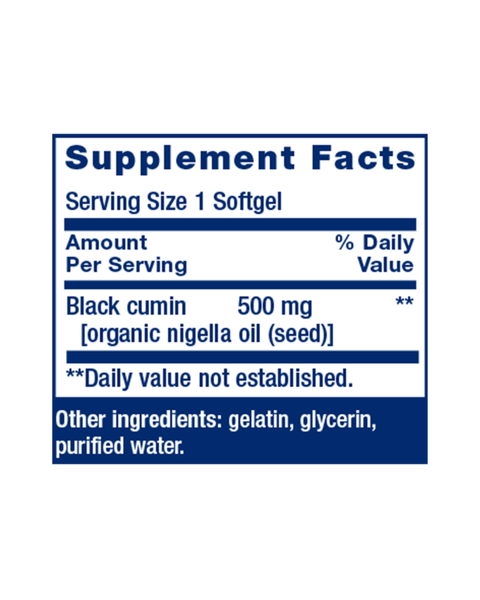 Black Cumin Seed Oil Immune Support Softgels