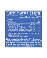 BodyBio Resolvin Fish Oil+ Omega-3 SPM Support
