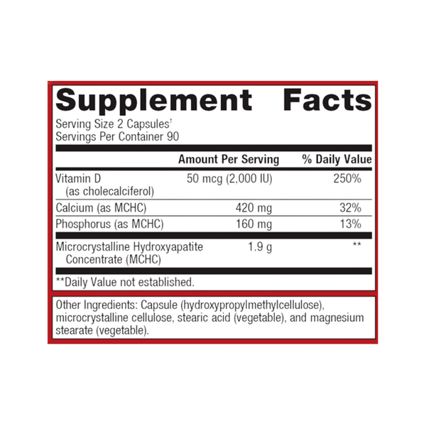 Bone Builder® Plus – Bone & Joint Support with MCHC and Vitamin D