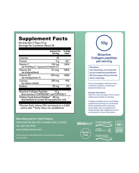 Bone & Joint Support Collagen Powder