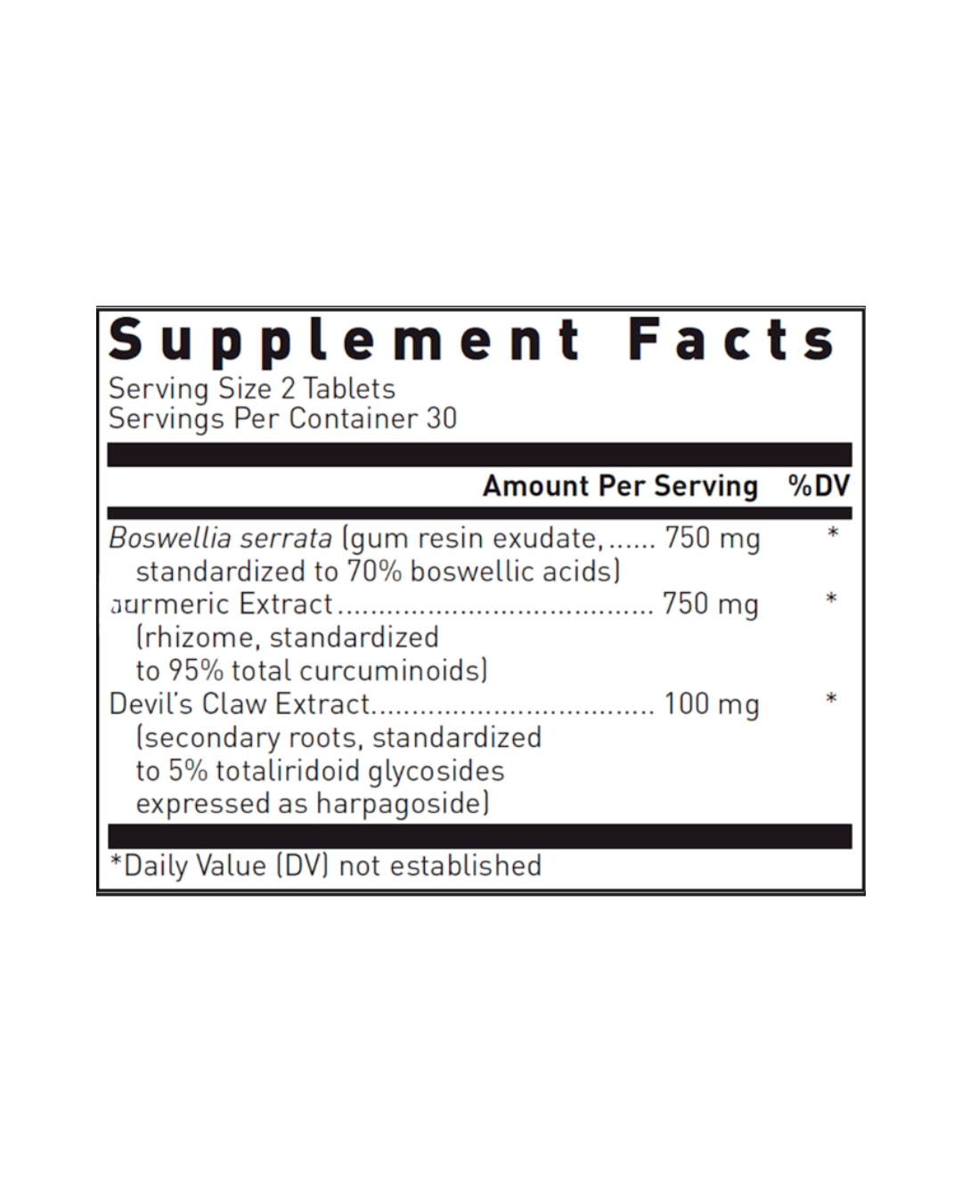Boswellia Turmeric Joint Support Complex – My Vitamins Shop
